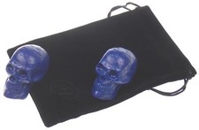 2 Blue Skull Shaker Percussion Bag Stress Rel...