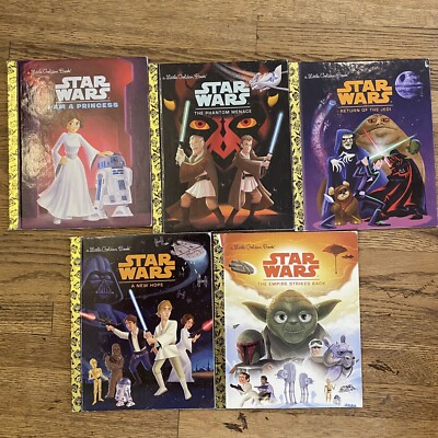 A Little Golden Book Star Wars LOT of 5