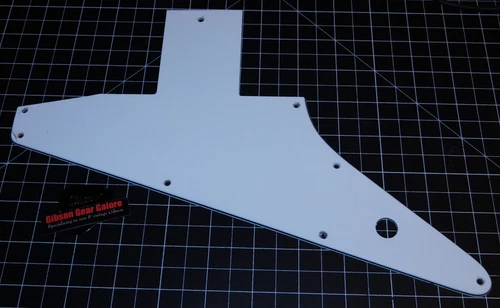 Epiphone Explorer Pickguard White 3 Ply Guitar Parts Used Project Studio 2022