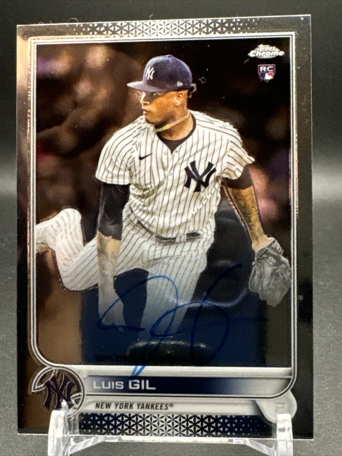 2022 Topps Chrome LUIS GIL Certified RC Rookie Auto New York Yankees