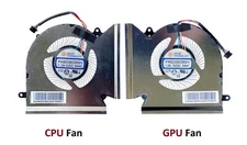 Laptop CPU GPU Cooling Fan PABD08008SH N453 N454 5VDC For GE66 GP66 GL66