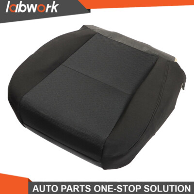 Labwork Cloth Driver Bottom Seat Cover+Foam Cushion For 2007-14 Chevy Silverado