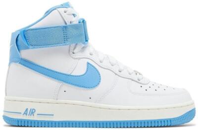Nike Air Force 1 High White University Blue W for sale | eBay