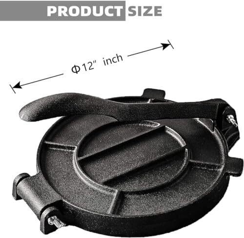 QSCTYG Opvouwbare Tortilla Maker Press Zware Aluminium Vlees Pers Gadgets Bakvormen Gereedschap Taart Gereedschap Zilver/Oranje Keuken Accessoires tortilla pers (Kleur: Oranje