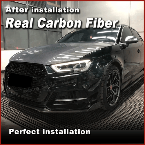 Carbon Motorhaube Haube Engine Bonnet Hood Passt für Audi A3 S line S3 2014-2016 - Picture 2 of 8