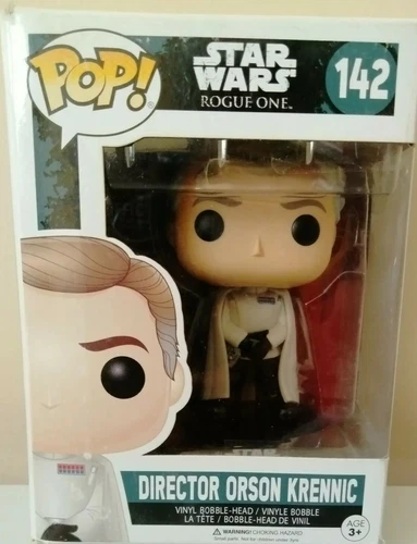 Star Wars Funko Pop DIRECTOR ORSON KRENNIC #142 ROGUE ONE,- NIB- GREAT DEAL