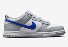 Nike Dunk Low 'Mini Swoosh Wolf Grey / Game Royal' FN3878-001 (GS 6.5)