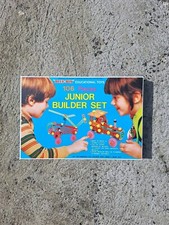Blue Box Educational Toys Junior Builder Set. Vintage 1970s New Sealed