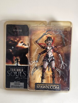 2002 MCFARLANE SPAWN CLIVE BARKER'S TORTURED SOULS 2 THE FALLEN SZALTAX NEW