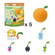 Set Of 5 Bandai Pikmin Bath Bomb Blind Box Surprise Mascot Inside Nintendo Japan