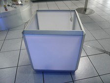 1x Designer Alu-Dekorationswuerfel beleuchtet