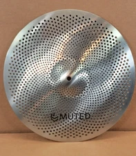MUTED- 16" Crash Low Volume Practice Cymbal (Quiet, L80)