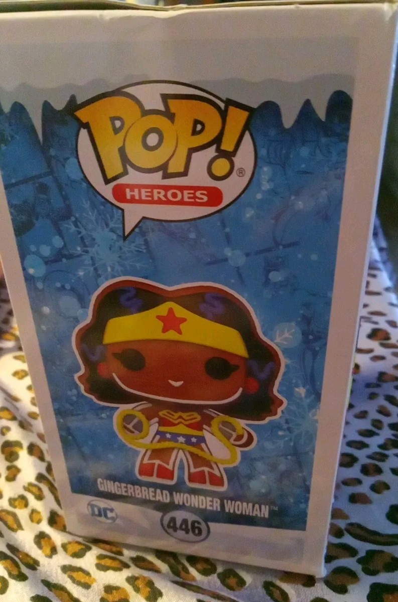 Funko Pop Heroes 446 DC Super Heroes Gingerbread Wonder Woman NEW