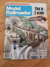 Model Railroader Magazine April 1985 This Is Z Scale