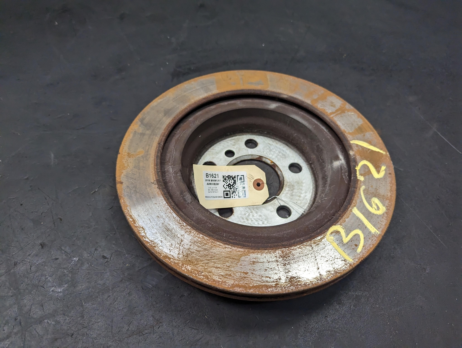 Rear Left or Right Brake Rotor Disc 2018 BMW X1 34216799369 2016 
