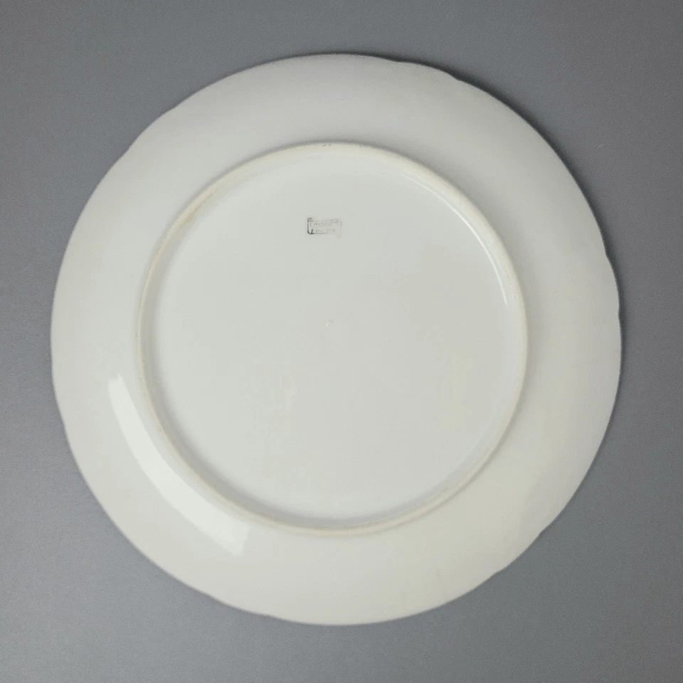 Plato Limoges Francia Firmado por Artista B. Luc Floral Pintado a Mano Decorativo - Leer Foto 2 de 4