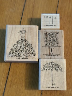 Stamp in Up  Blooming With Happiness  Set Of 4 (orig. Set Of 6) 2006.