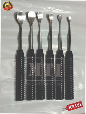 Cobb Elevator 6 Pcs Set  Neuro Spine orthopedic Instrument