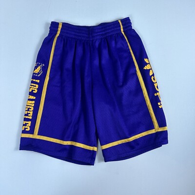 Adidas NBA Los Angeles Lakers Basketball Shorts Mens Size Small Gym Active Train