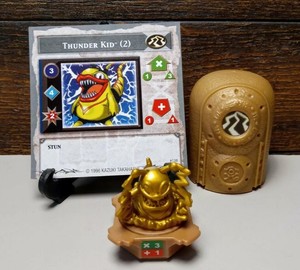 Conventional Import Yugioh Capsule Monsters Thunder Kid 2 Gold Version 138 Figure And Card Nm Cheapest On Sale Online Eddys Rock Club De
