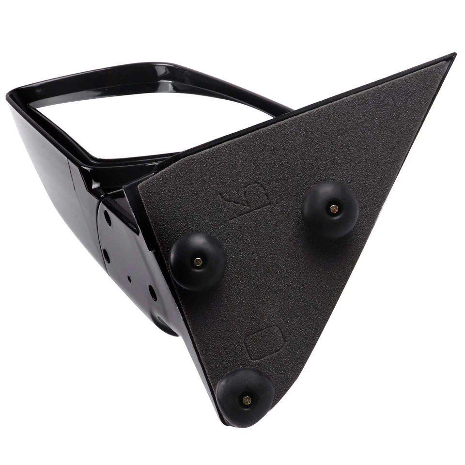 Par de espelhos retrovisores laterais pretos manuais para caminhão Chevy/GMC Suburban C1500 Yukon - Imagem 4 de 4