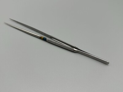 scanlan micro forceps マイクロ鑷子 Scanlan Micro Forceps Round handle, 1 mm, ring tips, 7-1/4″ Ref