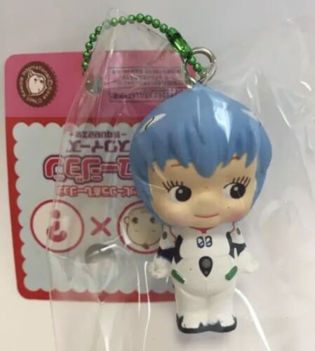 Rare Evangelion Rei × Kewpie Keyring Mascot Mini Figure Tag New | eBay