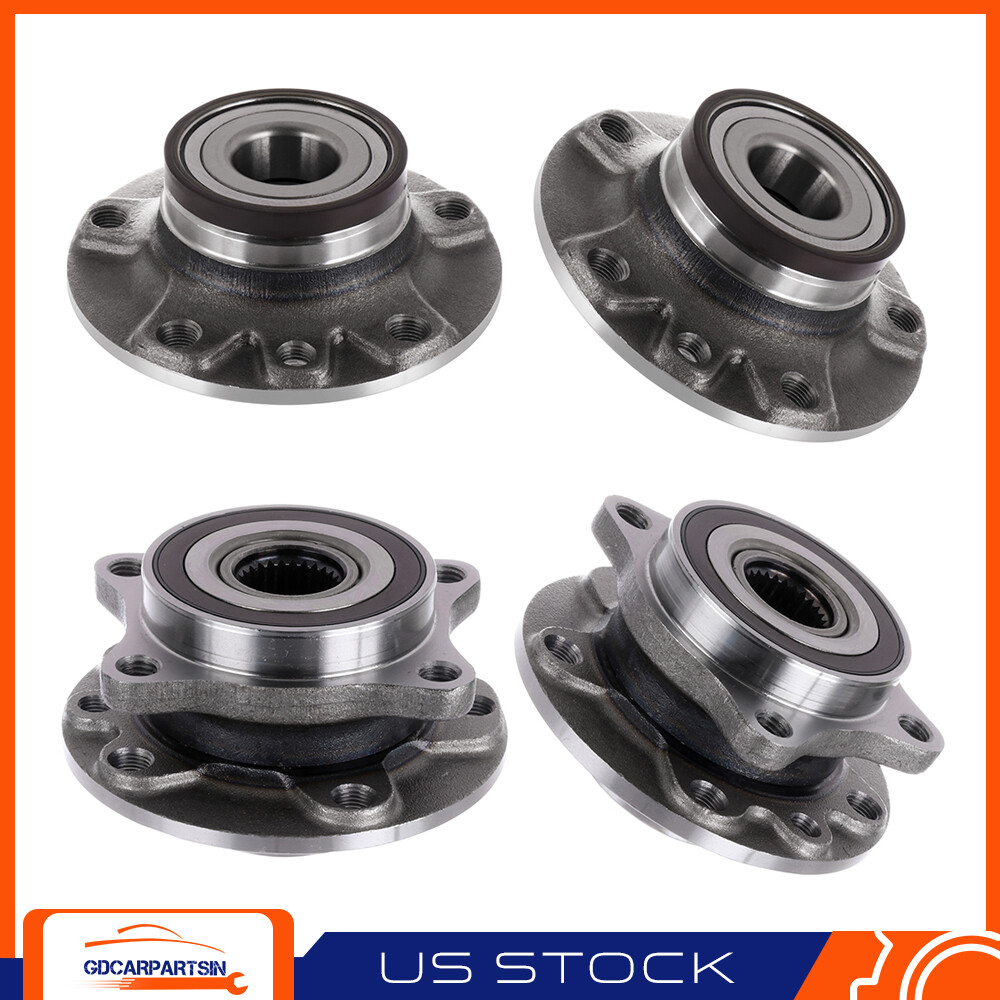 4pc Front & Rear Wheel Bearing Hub for 2013-2016 Dodge Dart