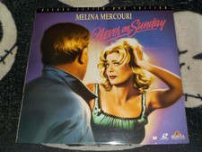 Never On Sunday NEW SEALED Letterbox Laserdisc LD Melina Mercouri Free Ship 50