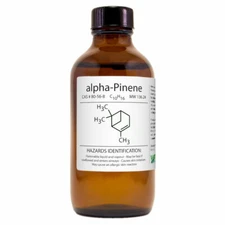 alpha-Pinene - 4 fl oz - Amber Glass Bottle w/ Glass Dropper - GreenHealth