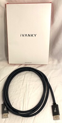 iVANKY DisplayPort to DisplayPort Cable 6.6ft 4K@60Hz Gold Plated