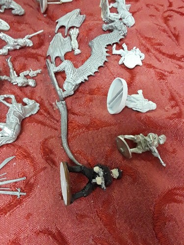 20+ vtg rare Ral Partha Grenadier D&D Miniature hero monster lot figure metal - Picture 12 of 12