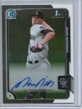 Mike Nikorak 2015 Bowman Chrome Autograph Rookie