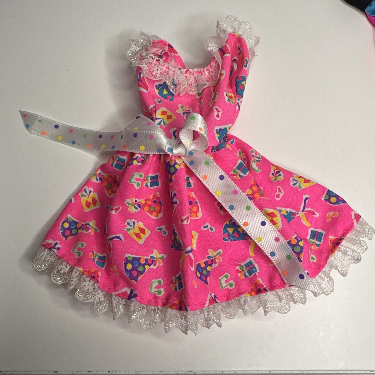 open lace back dress Hot Pink Matching Dresses, Mommy and Me Dress, Birthday Tutu Dress, Matching Mother Daughter Dress, Barbie Dress, Tutu Princess Dress 14 / 5 main image 1