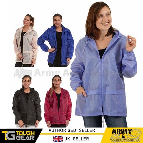 Ladies Cagoul Rain Jacket Coat Kagoul 