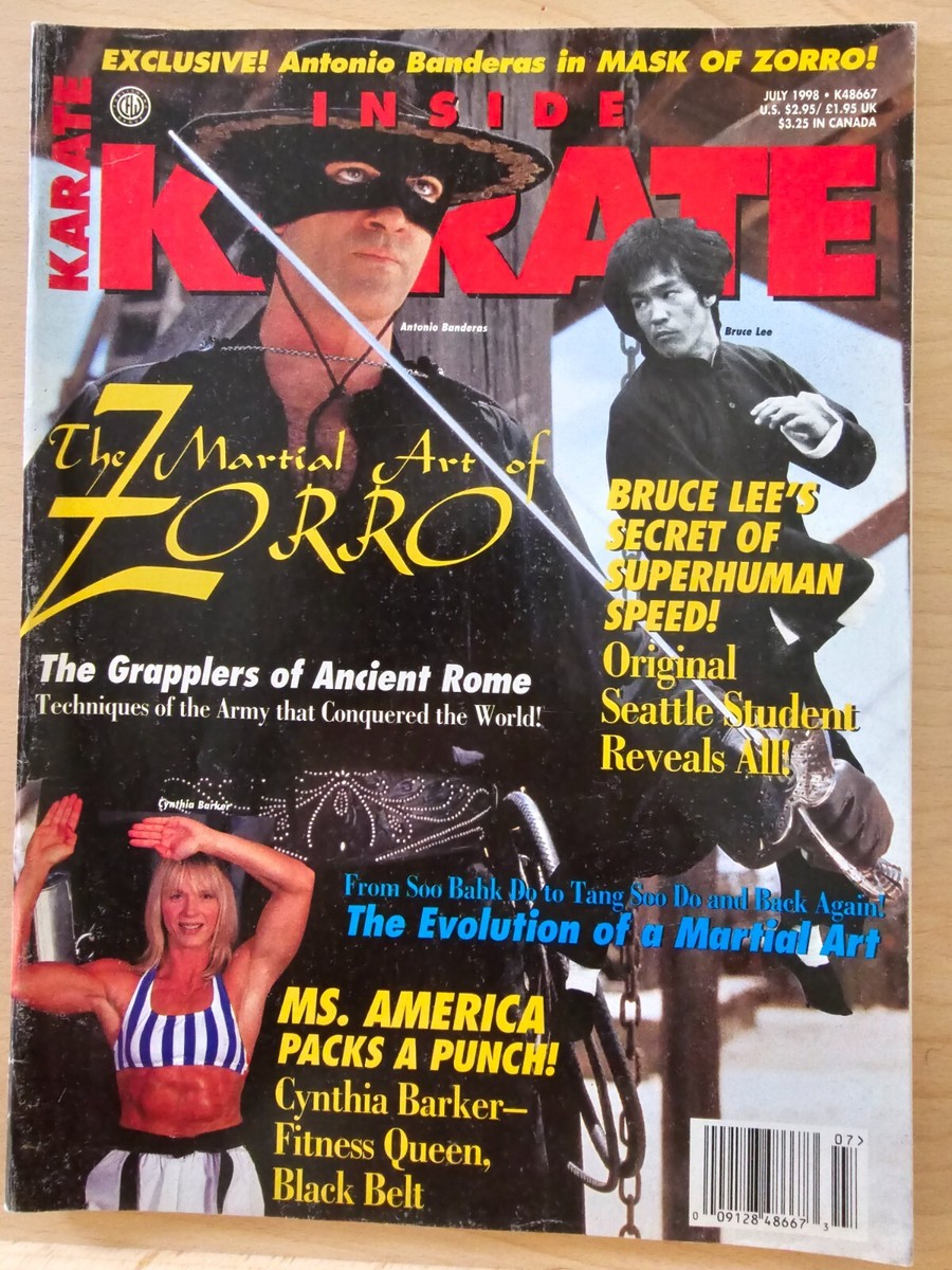 Inside Karate Magazine July 1998 Bruce Lee F