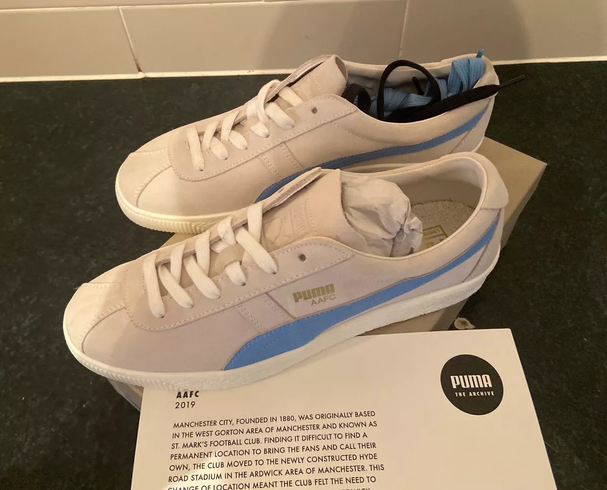 dagboek Ieder kant Ultra Super Rare Puma AAFC MCFC 1887 Manchester City Trainers UK8 &  UK9Brand New 4062453271495 | eBay