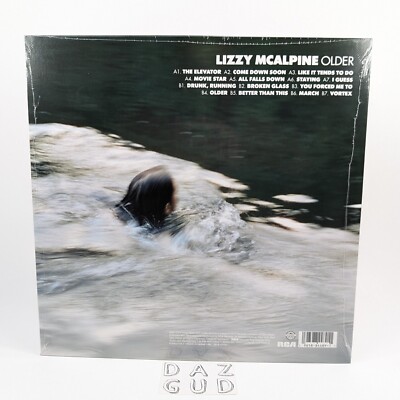 SIGNED LIZZY MCALPINE - Older LP Clear Vinyl w Autographed