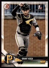 2018 Bowman Draft Grant Koch Rookie Pittsburgh Pirates #BD-115