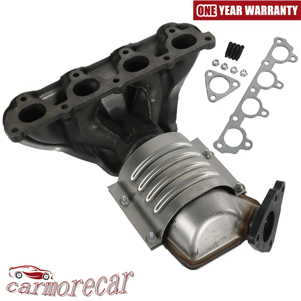 Colector de escape con convertidor catalítico integrado para Honda Civic 1996-2000 Foto 2 de 4