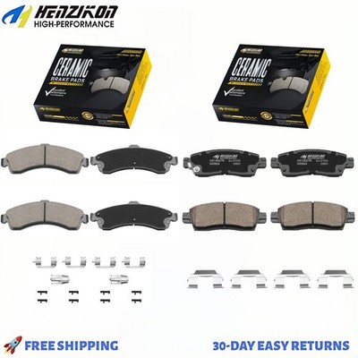 Front & Rear Ceramic Brake Pads for 2003 - 2005 Chevrolet SSR 5.3L 6.0L OE Spec