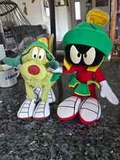 Vintage Marvin the Martian Plush and his dog K-9