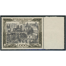 FRANCE POSTE AERIENNE N°29 VUE DE PARIS TIMBRE NEUF COTE 165€ BORD DE FEUILLE