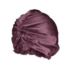 Blissy Mulberry Silk Hair Bonnet Plum