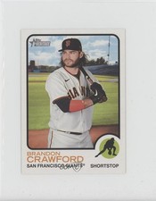 2022 Heritage High Number 1973 Topps Oversized Brandon Crawford #OB-BC s5j