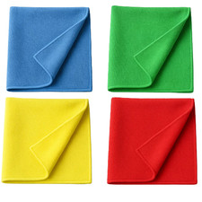 Bulk 10-Pack Microfibre Cleaning Cloths - Streak-Free, Lint-Free, Ultra Absorben