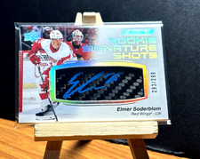 2023-24 U.D. Engrained ELMER SODERBLOM Red Wings #RSS-ES Silver Stick Auto /299