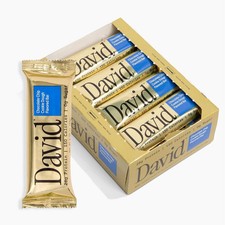David Protein Bars 28g Protein 0 Sugar Low Carb Gluten Free Cookie Dough 12 Pack
