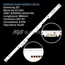 BARRA 42 LED STRIP LED TV SAMSUNG V6EY-320SM0-LED42-R4 UE32M5500