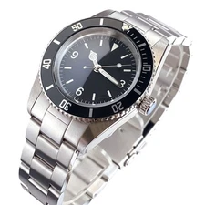 Tandorio 20ATM Black 38mm For Janpan  NH35A  Diving Men Watch Auto Movement Lume